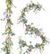 6.5Ft Daisy Garland Spring Flowers Garland Wildflower Garland (1 Pcs)